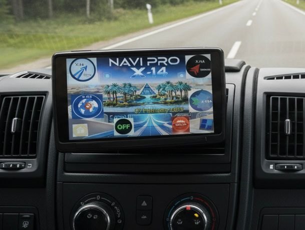Navi Pro X14 en una camper