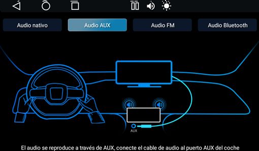 Audio por AUX