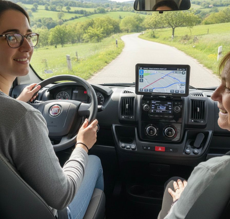 Clientas viajando con Navi Pro X14