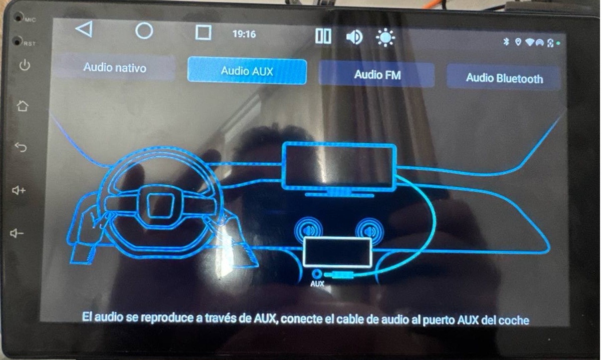 Audio por AUX