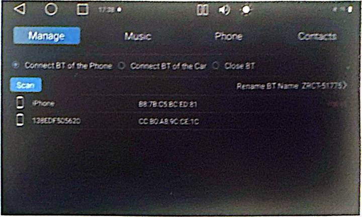 Gesti&oacute;n del Bluetooth y b&uacute;squeda de aparatos