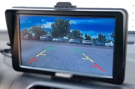 cámara de visión trasera RV automóviles 7 pulgadas sistema de navegación GPS Navi para camiones incl 