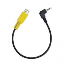 Adaptador AV Jack 2,5 mm a RCA hembra para c�mara de visi�n trasera GPS