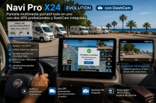 Navi Pro X24 Fusion 9 con Dashcam La pantalla multimedia m�s avanzada de 2026